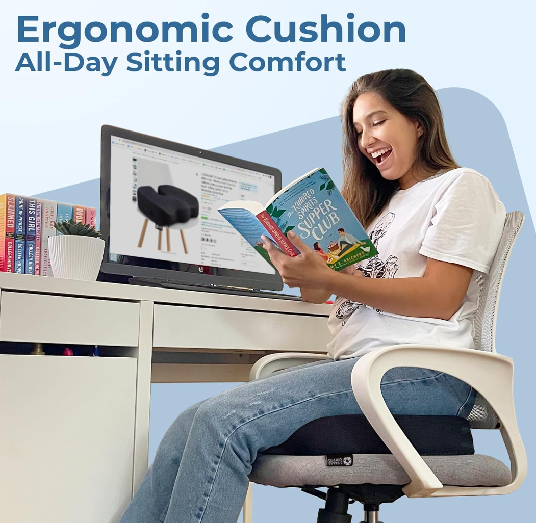 ComfiCore™ - Memory Foam Seat Cushion for Pain Relief