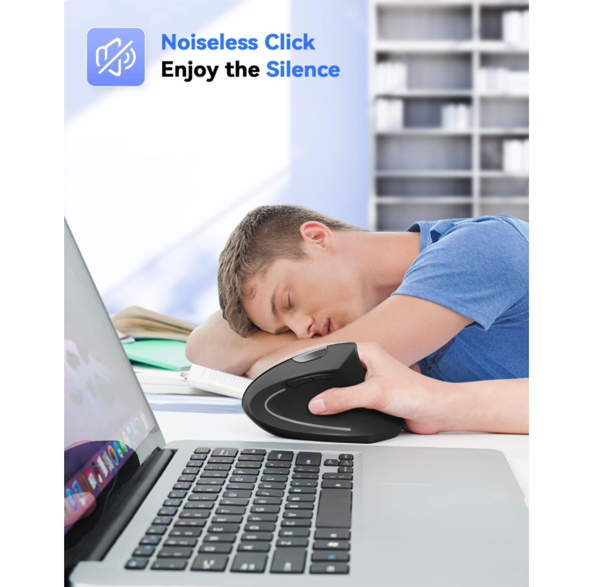 ZenClick™ - Wireless Vertical Ergonomic Mouse