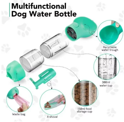 PawHydrate Pro™ - 3 in 1 Pet Travel Bottle