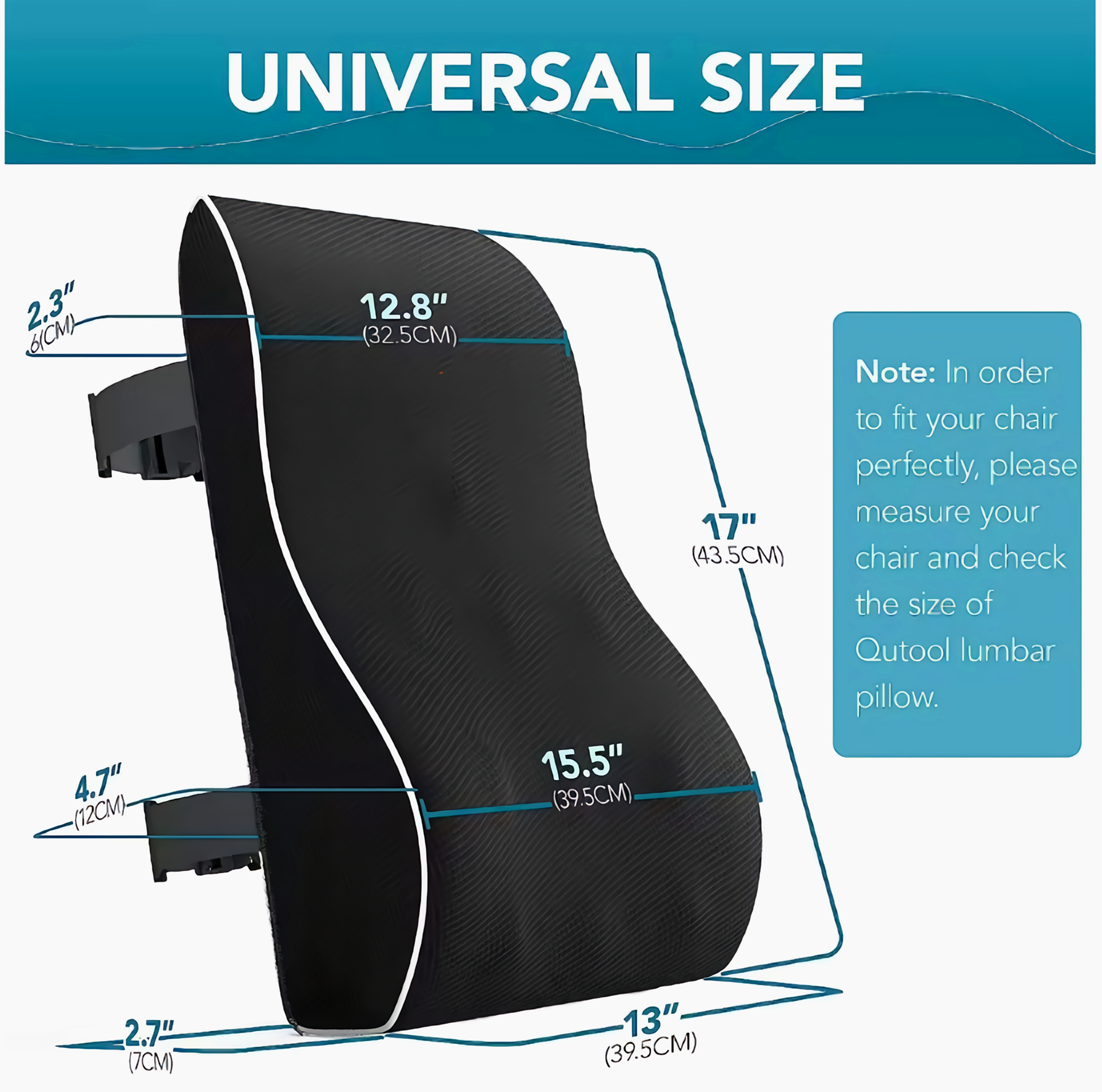 Alignix™ – Memory Foam Lumbar Support Pillow