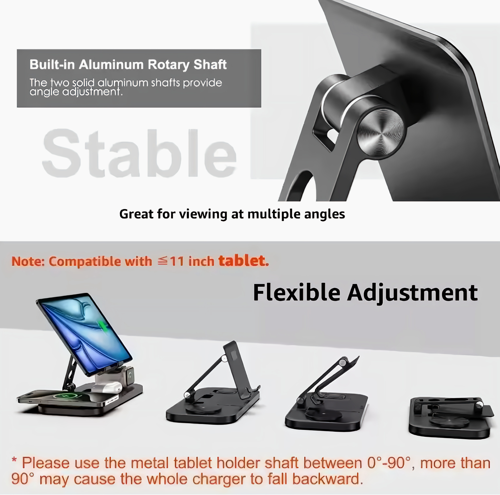 QuadraCharge™ - 4 in 1 Magnetic Wireless Stand