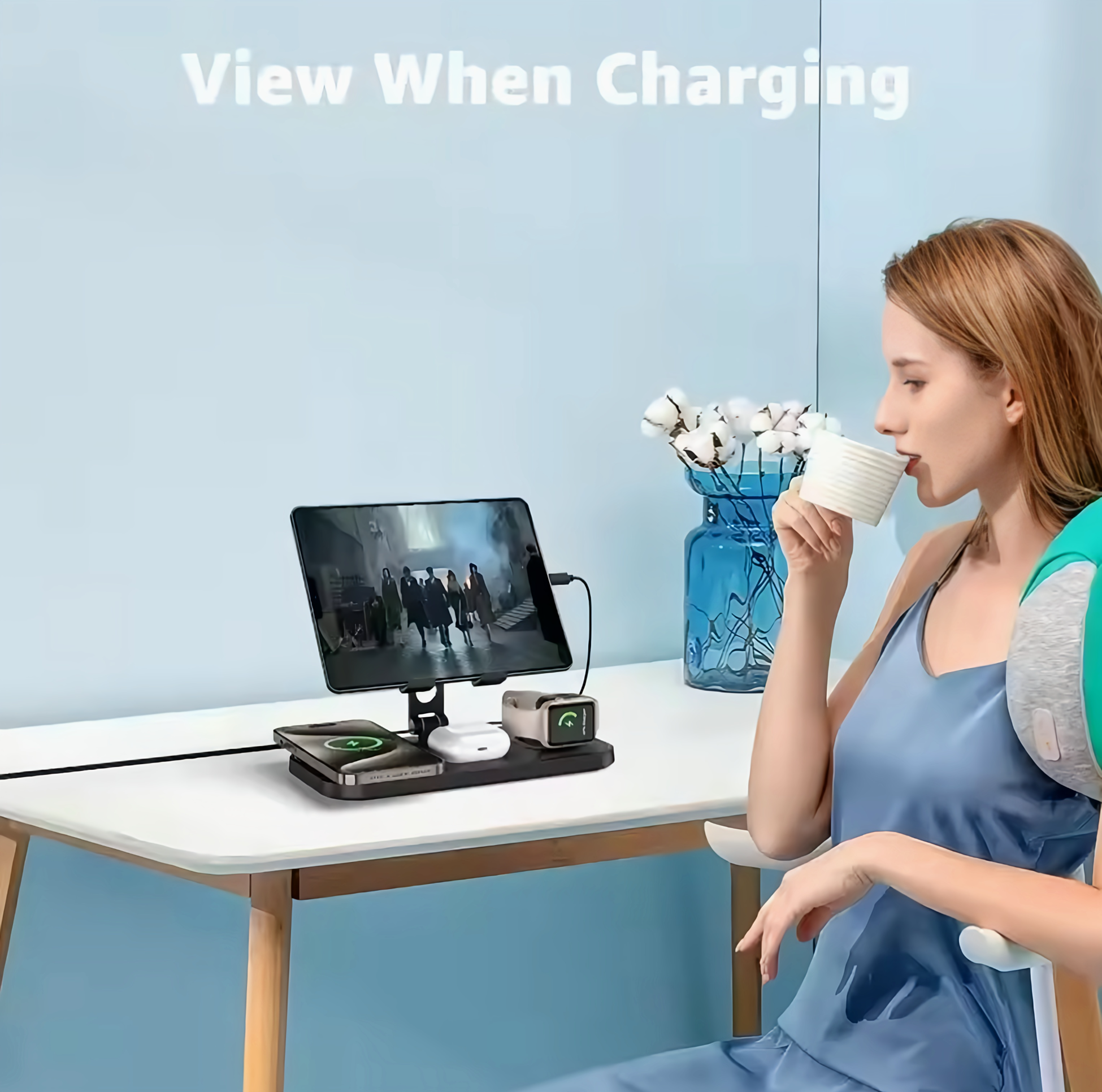 QuadraCharge™ - 4 in 1 Magnetic Wireless Stand