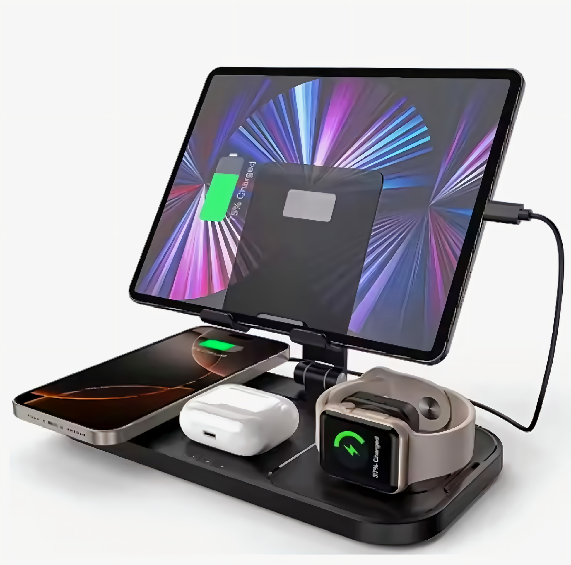 QuadraCharge™ - 4 in 1 Magnetic Wireless Stand